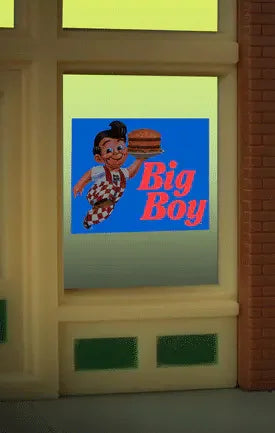 Miller Engineering Big Boy Window Sign 9080 - MPM Hobbies