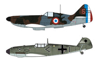 1/72 Hasegawa Dewoitine D.520 & Messerschmitt Bf 109E `Battle of France´ 02332