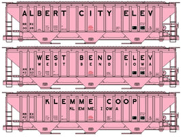 HO Accurail Pink Co-Op Covered Hopper Kit 8182
