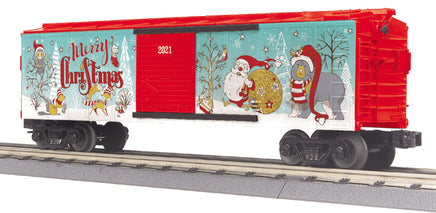 O MTH 2021 Christmas Box Car 30-71058