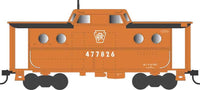 HO Bowser N5c Caboose PRR Focal Orange Road #477906 - 43395 - MPM Hobbies