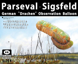 1/144 Pig Models Drachen Observation Balloon w/ Figures 144-004