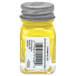 Testors 1/4 oz Bottle Light Yellow Gloss Enamel 1112