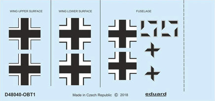 1/48 Eduard Fw 190A-2 national insignia for EDUARD D48040