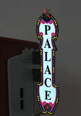 Miller Engineering Large Vertical Theater Sign 5981 - MPM Hobbies