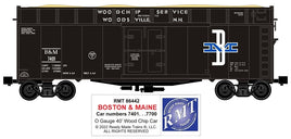 O RMT Woodchip Car Boston & Maine 86442
