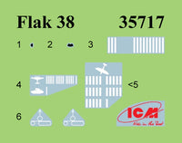 1/35 ICM Sd.Kfz.3B with Flak 38 Truppenluftschutzwagen 35455