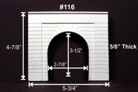HO Monroe Tunnel Portal Groove Face Concrete Single-Track #116