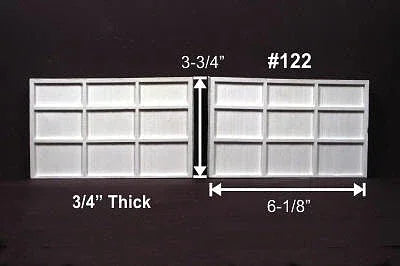 HO Monroe Retaining Wall Outside Brace Wood 2/pkg #122