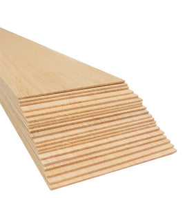 Bud Nosen Balsa Sheet 1/16" x 4" x 36" (20/pkg) 1142