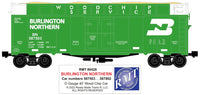 O RMT Woodchip Car Burlington Northern 86428