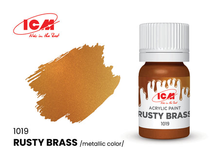 ICM Acrylic Paint Rusty Brass (12 ml) 1019