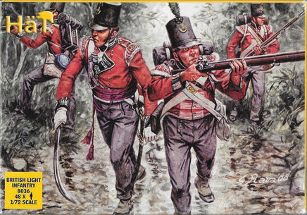1/72 Hat Industries Napoleonic British Light Infantry 8036