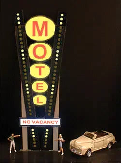 N/HO Miller Engineering Vertical Multi-Graphic Sign 7282 - MPM Hobbies