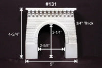 HO Monroe Tunnel Portal Granite Gingerbread Spruce Creek Portal Single-Track #131