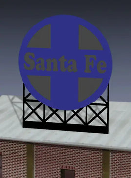 O/HO Miller Engineering Large Santa Fe Billboard 88-0551 - MPM Hobbies