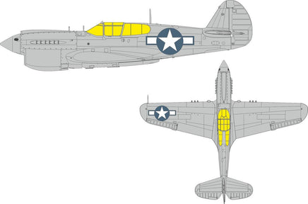 1/48 Eduard P-40N US national insignia EX1134