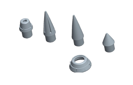 1/144 Bandai Builders Parts HD-25 MS Spike 02 2203356