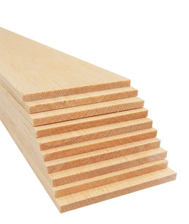 Bud Nosen Balsa Sheet 3/16" x 3" x 36" (10/pkg) 1134