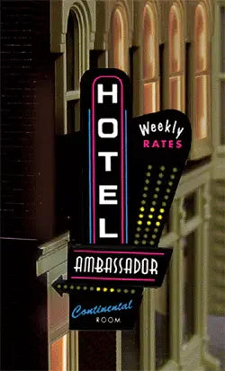 N/HO Miller Engineering Medium Left Hotel/Motel Series 68821-L - MPM Hobbies