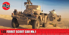 1/35 Airfix Ferret Scout Car Mk.1 Plastic Model Kit A1386