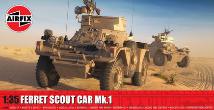 1/35 Airfix Ferret Scout Car Mk.1 Plastic Model Kit A1386