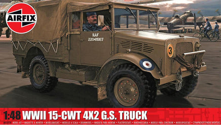 1/48 Airfix WWII RAF 15-cwt 4 x 2 G.S. Truck Plastic Model Kit