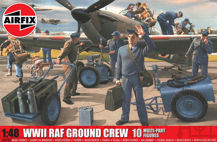 1/48 Airfix WWII RAF Ground Crew Plastic Model Kit A04702
