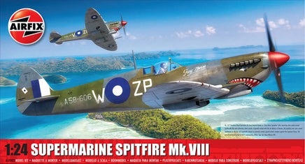 1/24 Airfix Supermarine Spitfire Mk.VIII Plastic Model Kit A17002