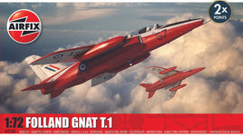 1/72 Airfix Folland Gnat T.1 Jet Trainer Aircraft A02105