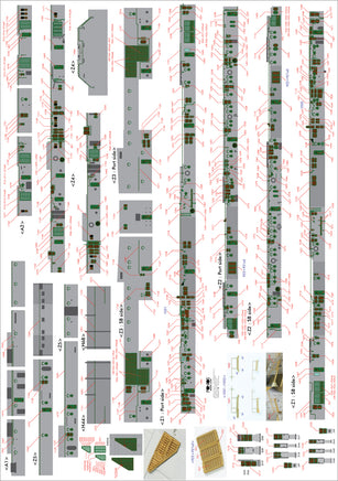 1/200 Pontos Model Bismarck 1941 Advanced Add-On Set for Basic 21001F1