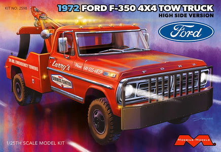 1/25 Moebius 1972 Ford F-350 4x4 High Side Tow Truck 2598 - MPM Hobbies
