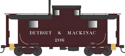 HO Bowser N5 Caboose Detroit & Mackinac Maroon Road #208 - 43354 - MPM Hobbies