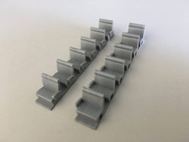 HO Rix Coach Seats (Gray) 541-4101