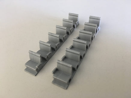 HO Rix Coach Seats (Gray) 541-4101