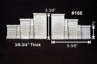 HO Monroe Tapered Wing Walls Sand Stone Block 2/pkg #166