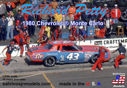 1/25 Salvino Richard Petty 1980 Monte Carlo “Reverse Paint Scheme” 28015