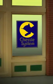 Miller Engineering Chessie System Window Sign 9070 - MPM Hobbies
