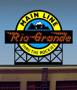 O/HO Miller Engineering Large Rio Grande Billboard 88-0601 - MPM Hobbies