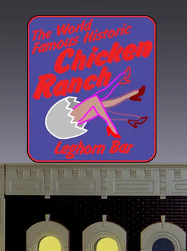N/HO Miller Engineering Small Chicken Ranch Billboard 44-2652 - MPM Hobbies