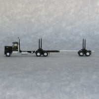 N Trainworx Black Kenworth W900 Log Truck 49081