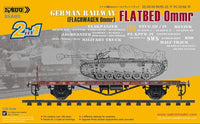 1/35 Sabre Model German Railway FLATBED Ommr (2 in 1) 35A03