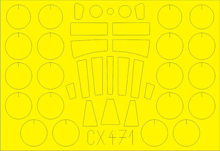 1/72 Eduard Paint Mask for AIRFIX Victor B Mk.2 (BS) CX471