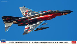 1/72 Hasegawa F-4EJ Kai Phantom II `302SQ F-4 Final Year 2019 (Black Phantom)´ 02302