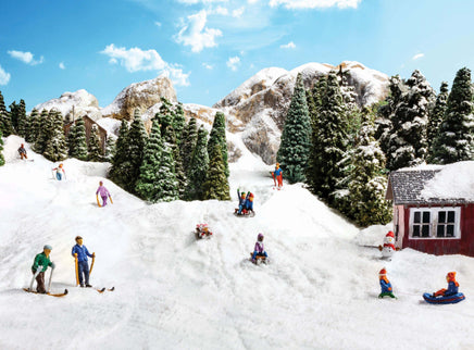 N Woodland Scenic Accents Snow Skiers A2222