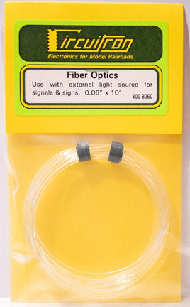 Tortoise Circuitron Fiber Optics .06" x 10' 800-8060
