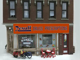 N/HO Miller Engineering Small Rexall Drugs Prescription Sign 44-2202 - MPM Hobbies