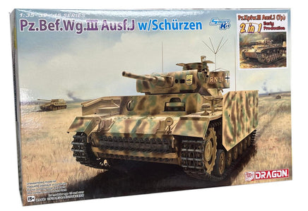 1/35 Dragon Model Pz.Bef.Wg.III Ausf.J / Pz.III Ausf.J (Tp) Early Production (2 In 1) 6628