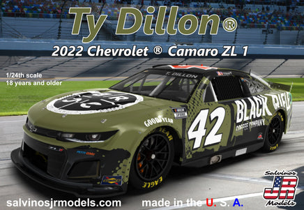 1/24 Salvino Petty/GMS Ty Dillon 2022 Next Gen Black Rifle Chevrolet Camaro 31607