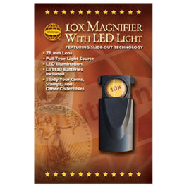 Whitman Retractable Magnifier with Led Light 2943